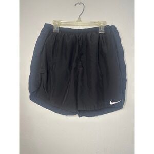 Nike Dri-FIT‎ Running Shorts Side Vents Pocket Lightweight Black Large